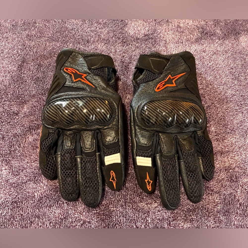 Alpinestars SMX-1 Air V2 Motorcycle Gloves Medium